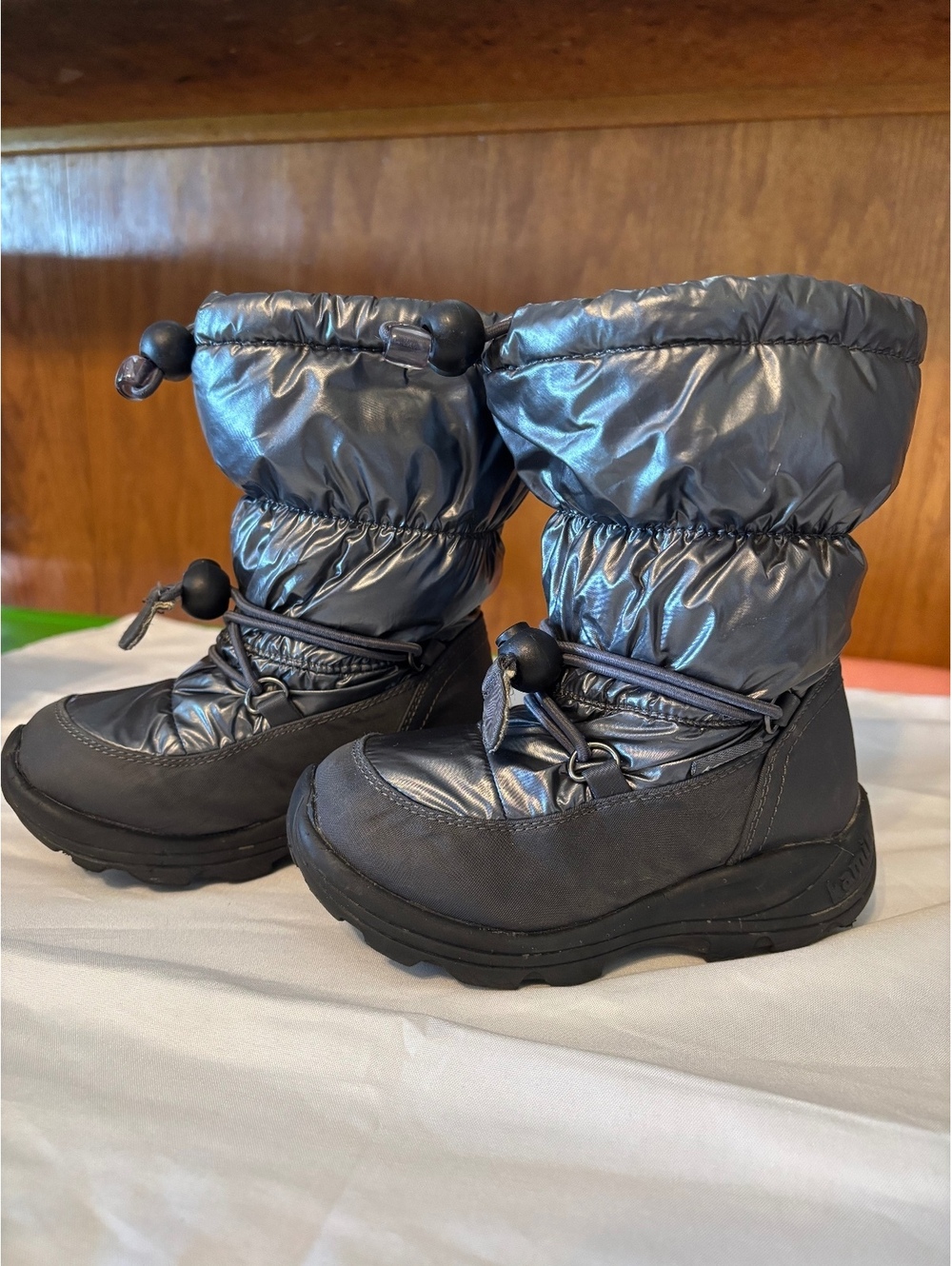 Kids snow Boots (Toddles) Black - Picture 2 of 4